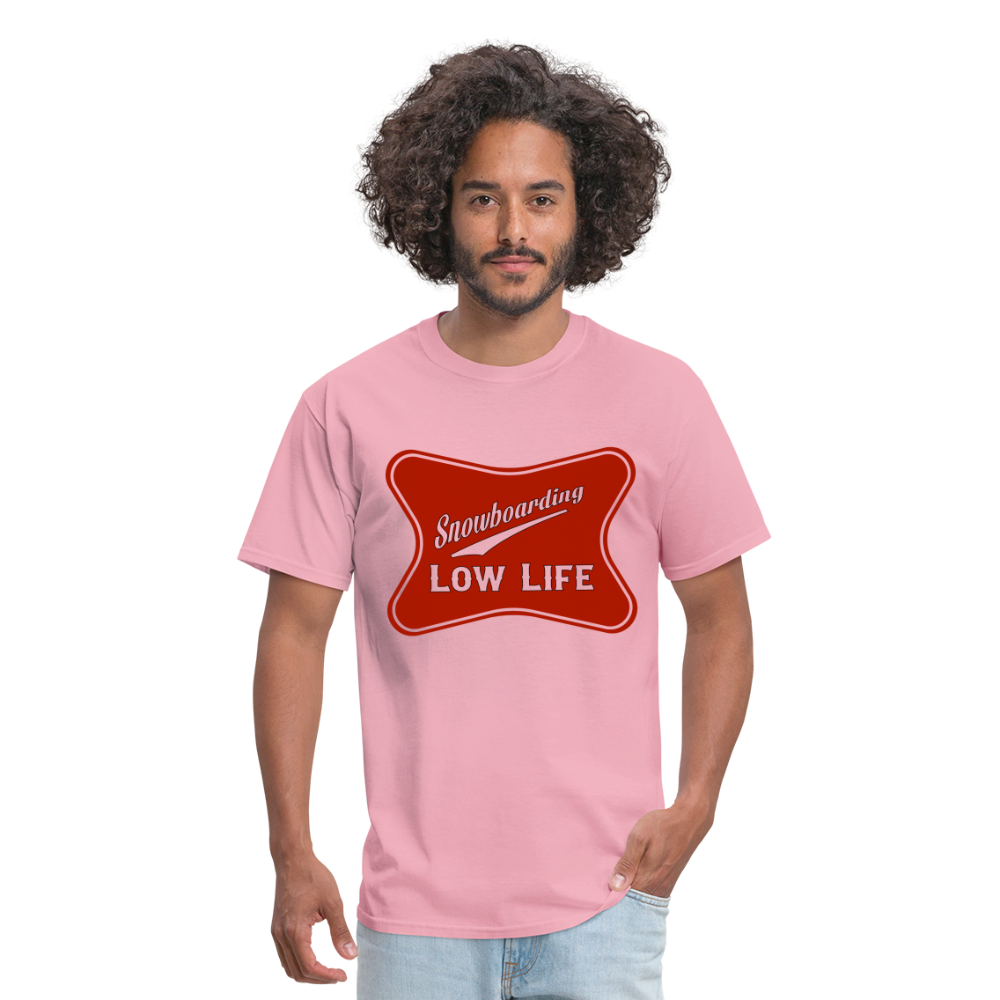 Snowboarding - Red - Unisex Classic T-Shirt - pink