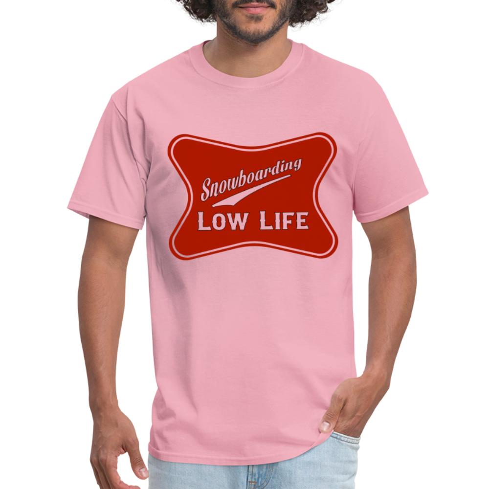 Snowboarding - Red - Unisex Classic T-Shirt - pink
