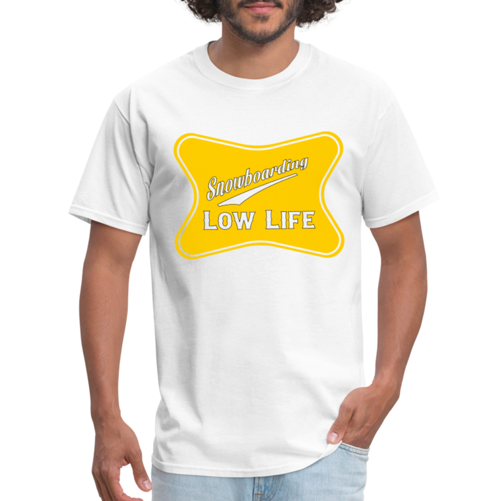 Snowboarding - Yellow - Unisex Classic T-Shirt - white