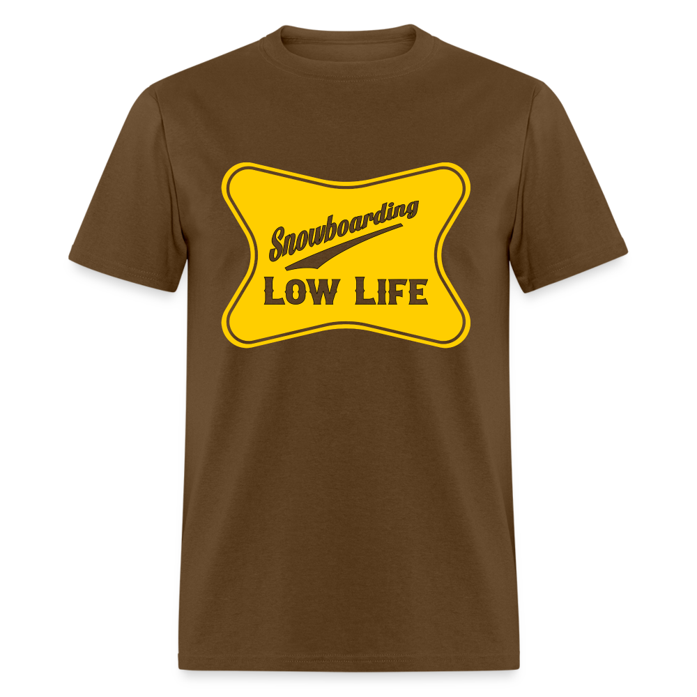 Snowboarding - Yellow - Unisex Classic T-Shirt - brown