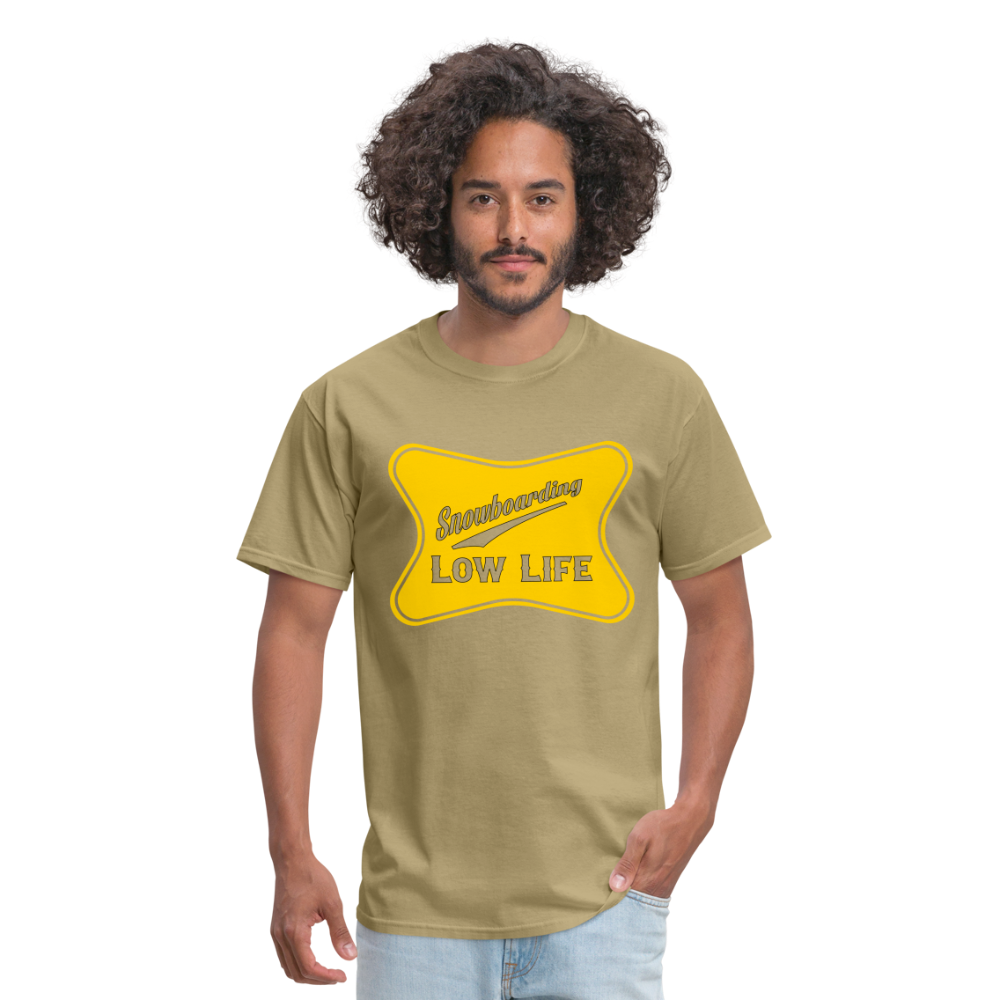Snowboarding - Yellow - Unisex Classic T-Shirt - khaki