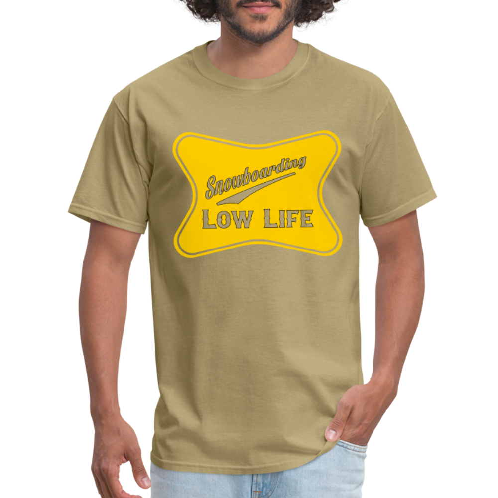 Snowboarding - Yellow - Unisex Classic T-Shirt - khaki