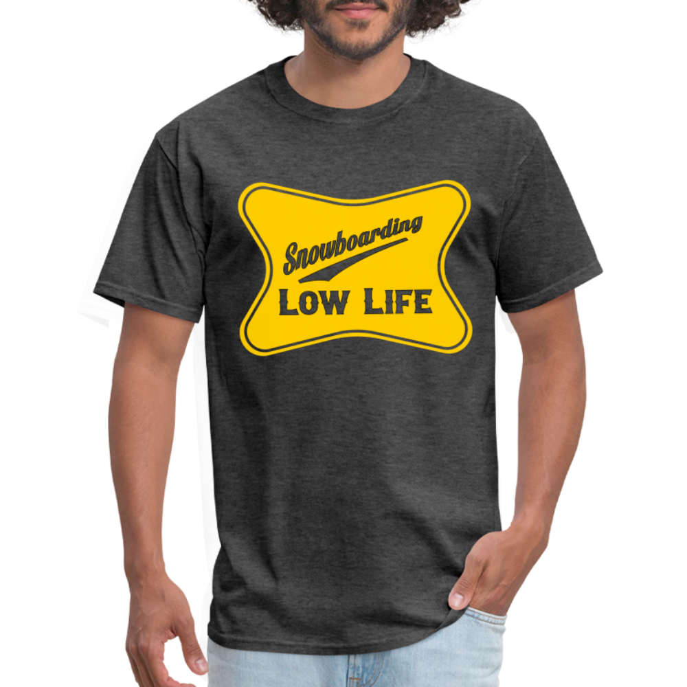 Snowboarding - Yellow - Unisex Classic T-Shirt - heather black
