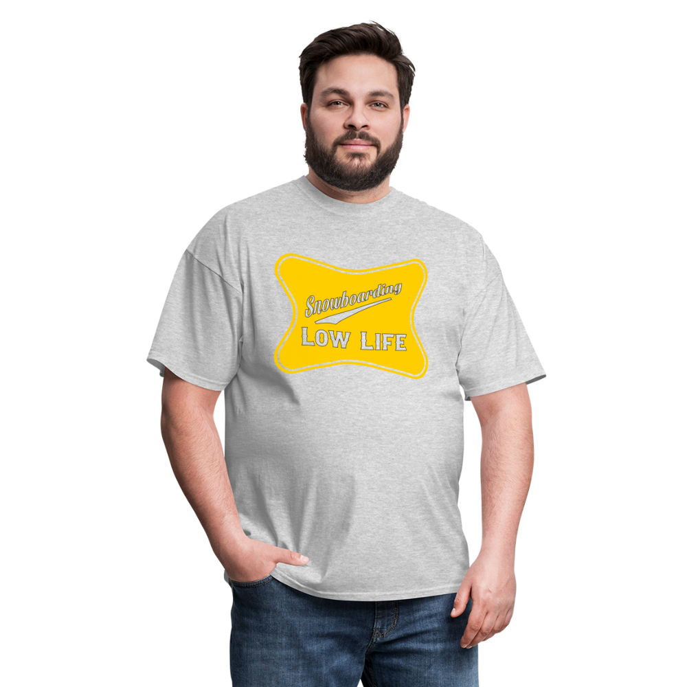 Snowboarding - Yellow - Unisex Classic T-Shirt - heather gray
