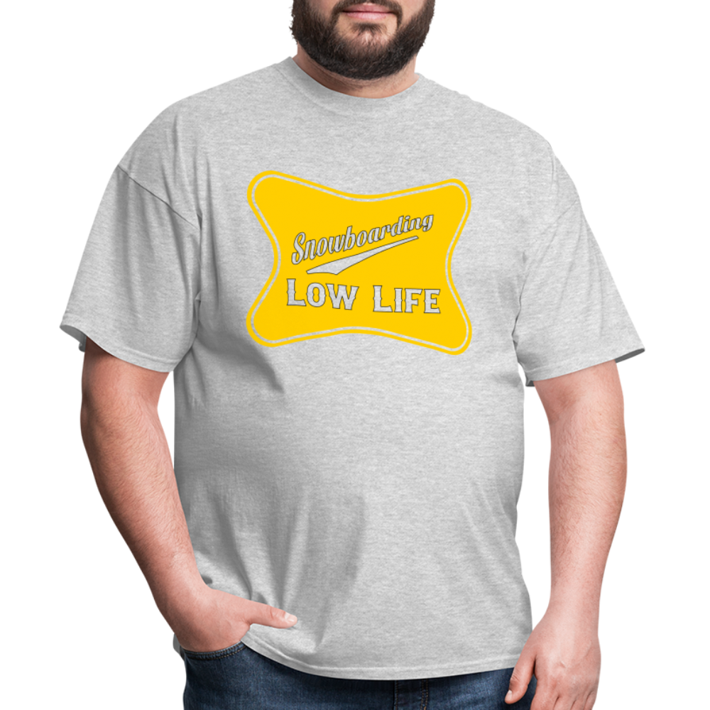 Snowboarding - Yellow - Unisex Classic T-Shirt - heather gray