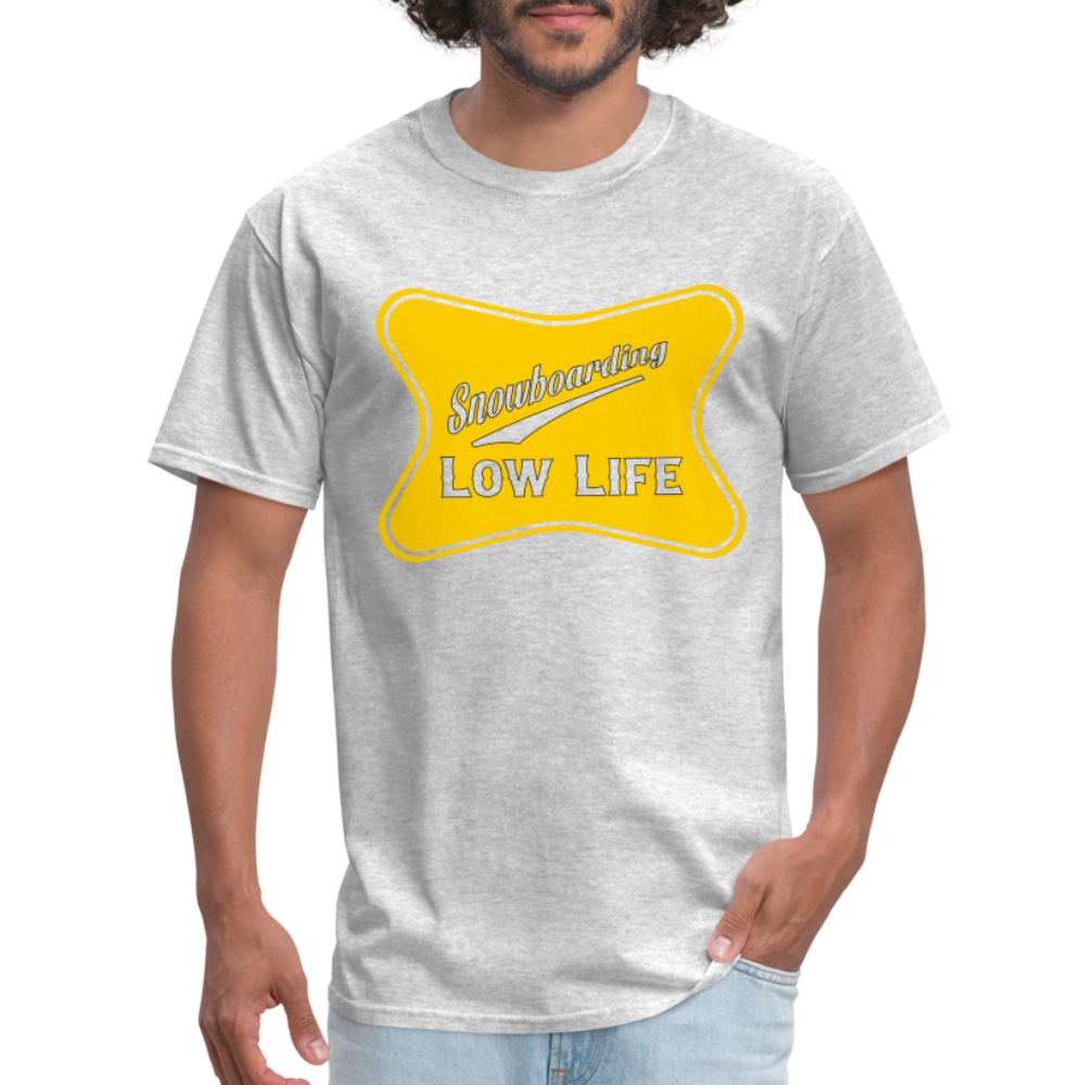 Snowboarding - Yellow - Unisex Classic T-Shirt - heather gray