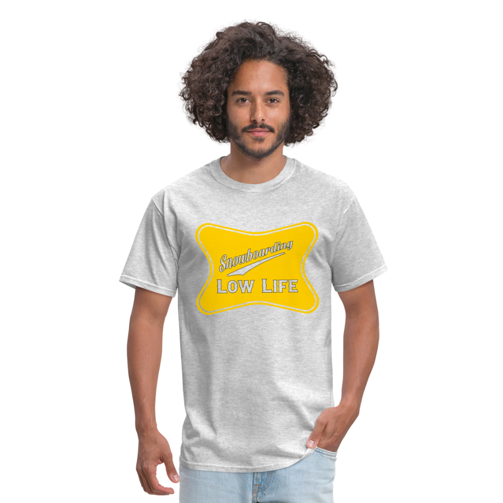 Snowboarding - Yellow - Unisex Classic T-Shirt - heather gray