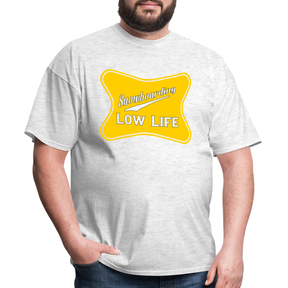 Snowboarding - Yellow - Unisex Classic T-Shirt - light heather gray
