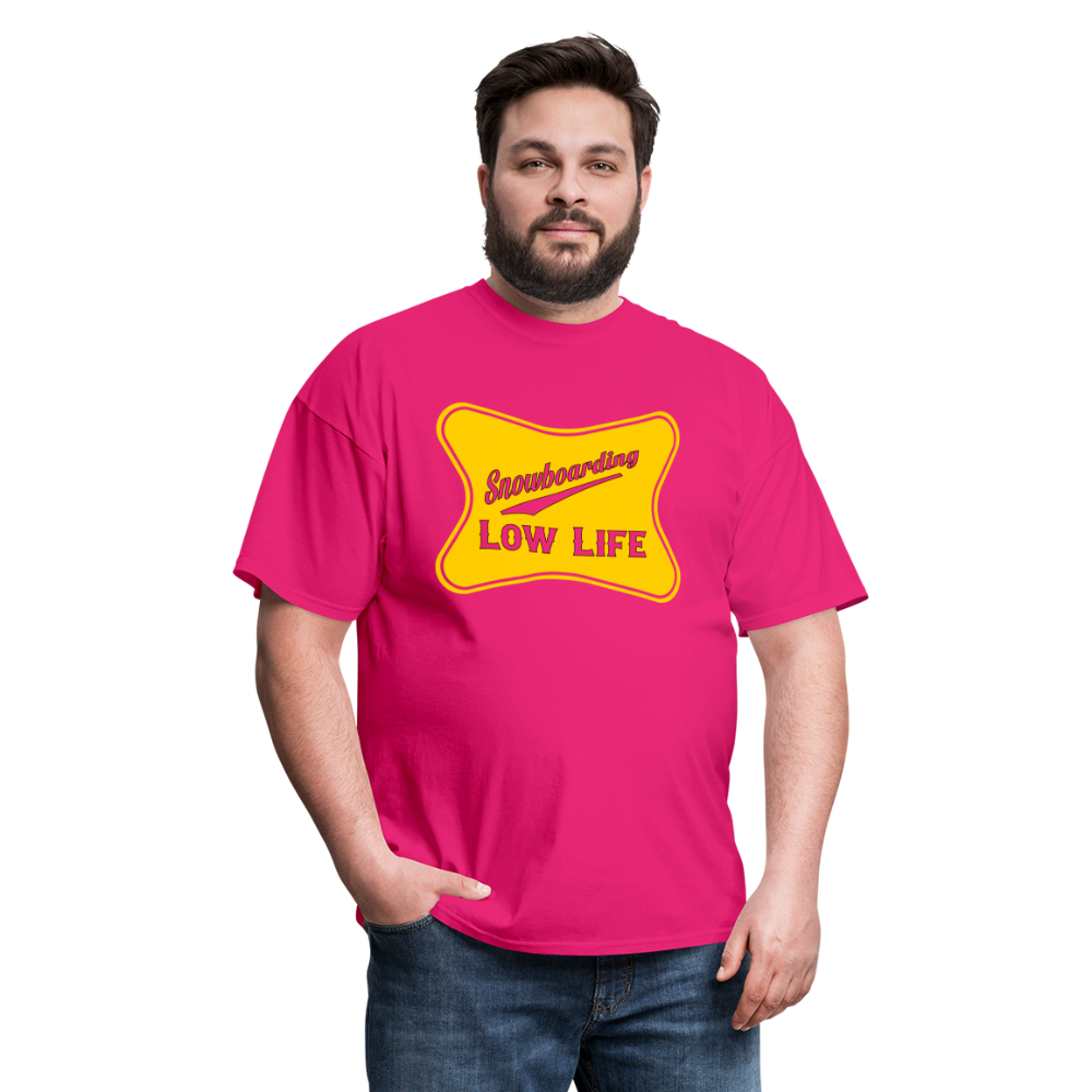 Snowboarding - Yellow - Unisex Classic T-Shirt - fuchsia