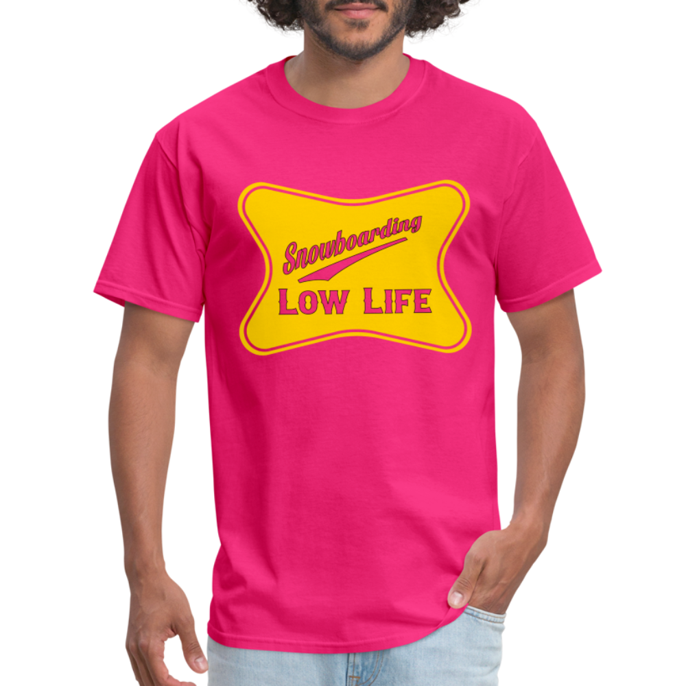 Snowboarding - Yellow - Unisex Classic T-Shirt - fuchsia