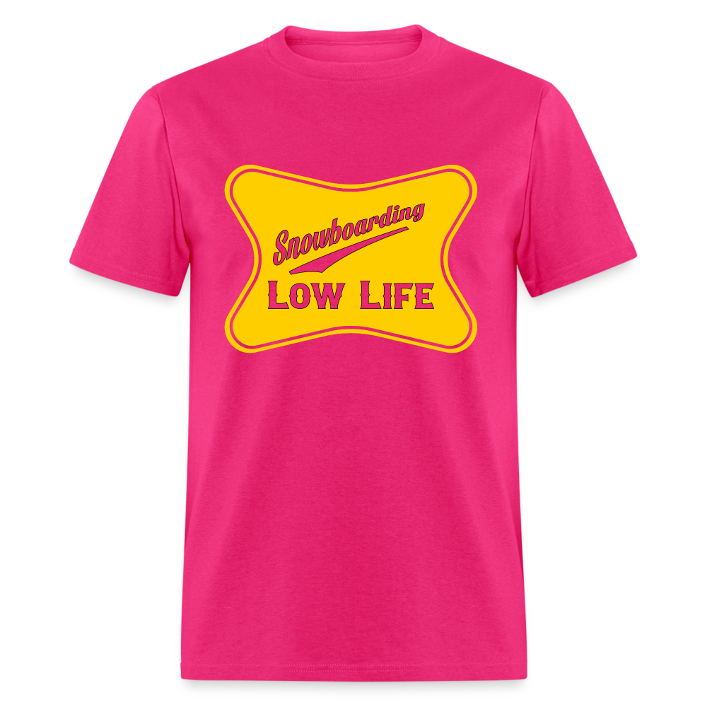 Snowboarding - Yellow - Unisex Classic T-Shirt - fuchsia