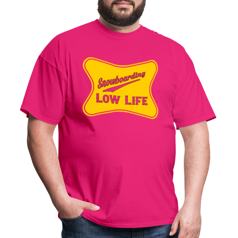 Snowboarding - Yellow - Unisex Classic T-Shirt - fuchsia