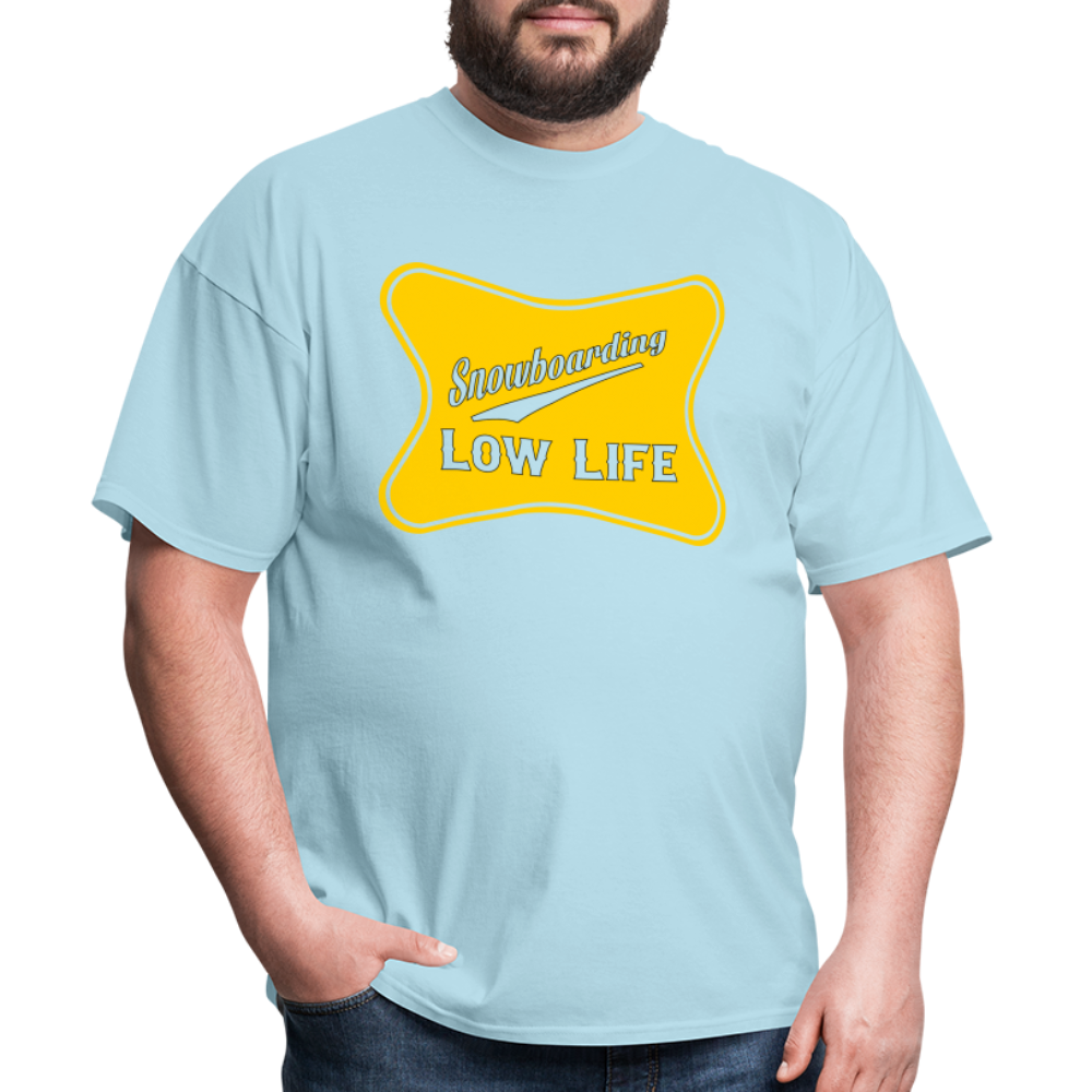 Snowboarding - Yellow - Unisex Classic T-Shirt - powder blue