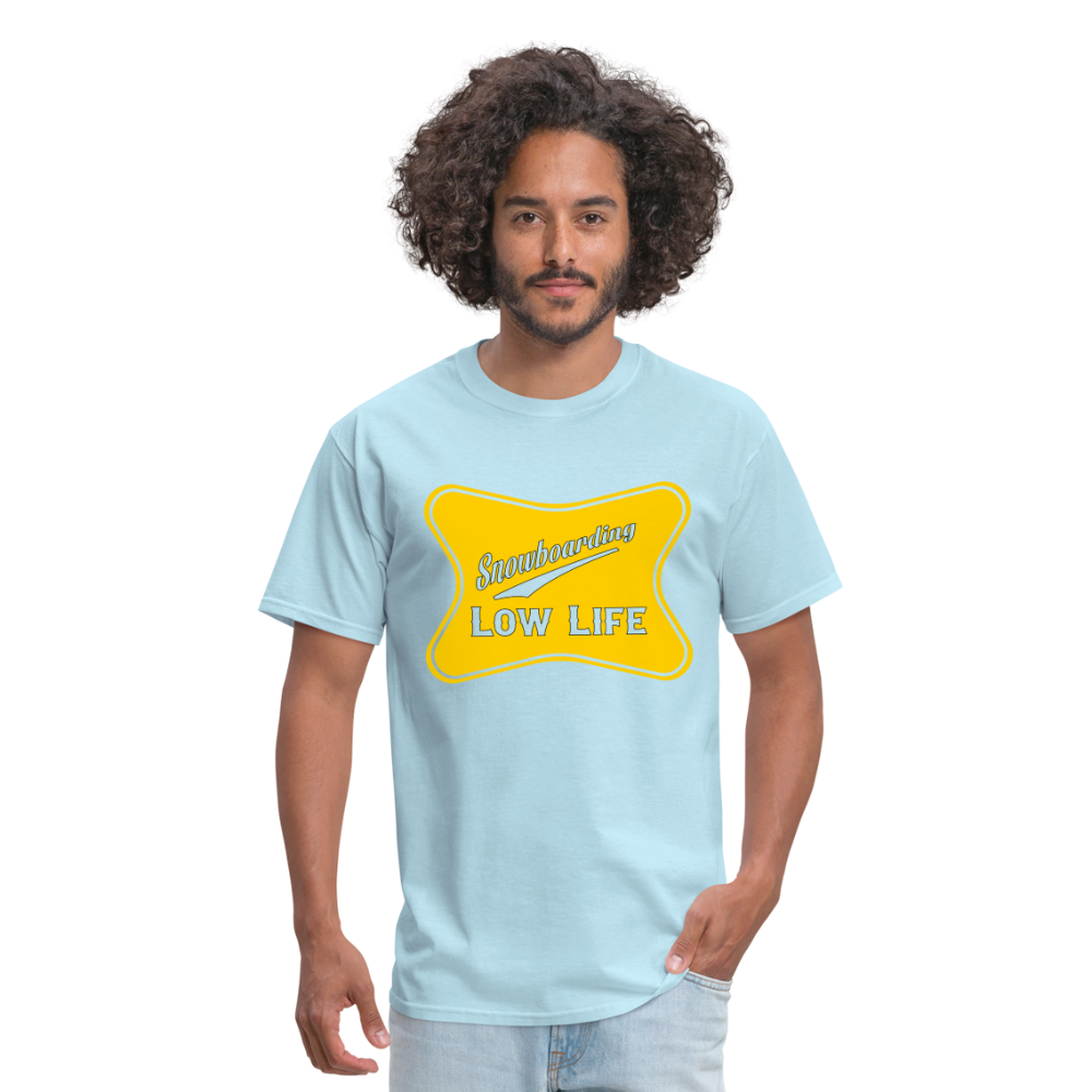 Snowboarding - Yellow - Unisex Classic T-Shirt - powder blue