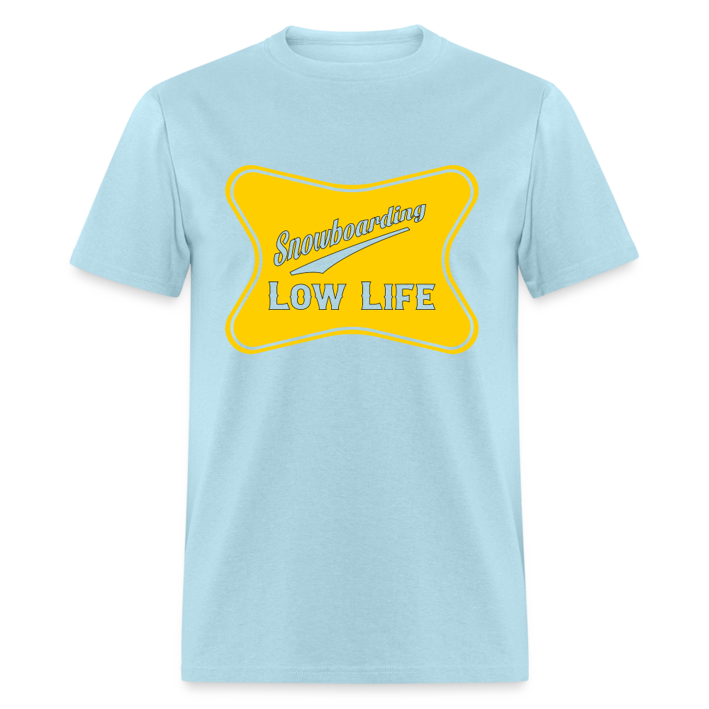 Snowboarding - Yellow - Unisex Classic T-Shirt - powder blue