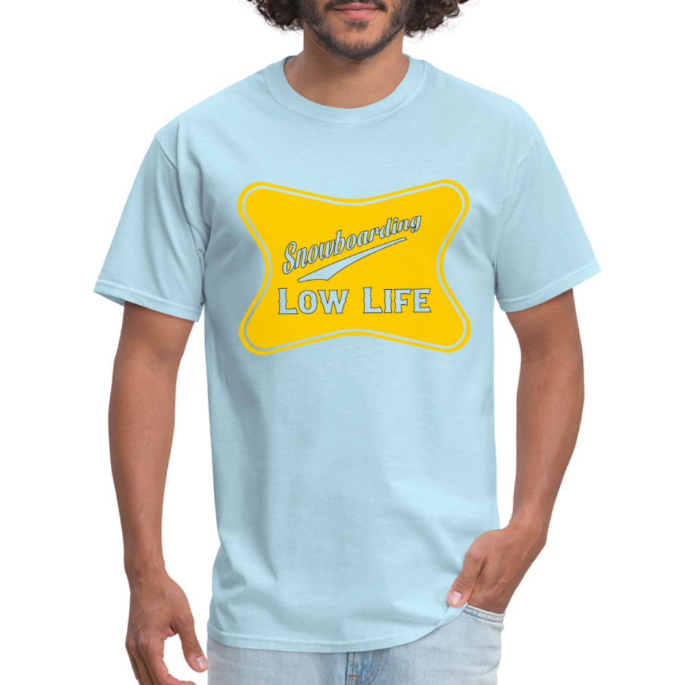 Snowboarding - Yellow - Unisex Classic T-Shirt - powder blue