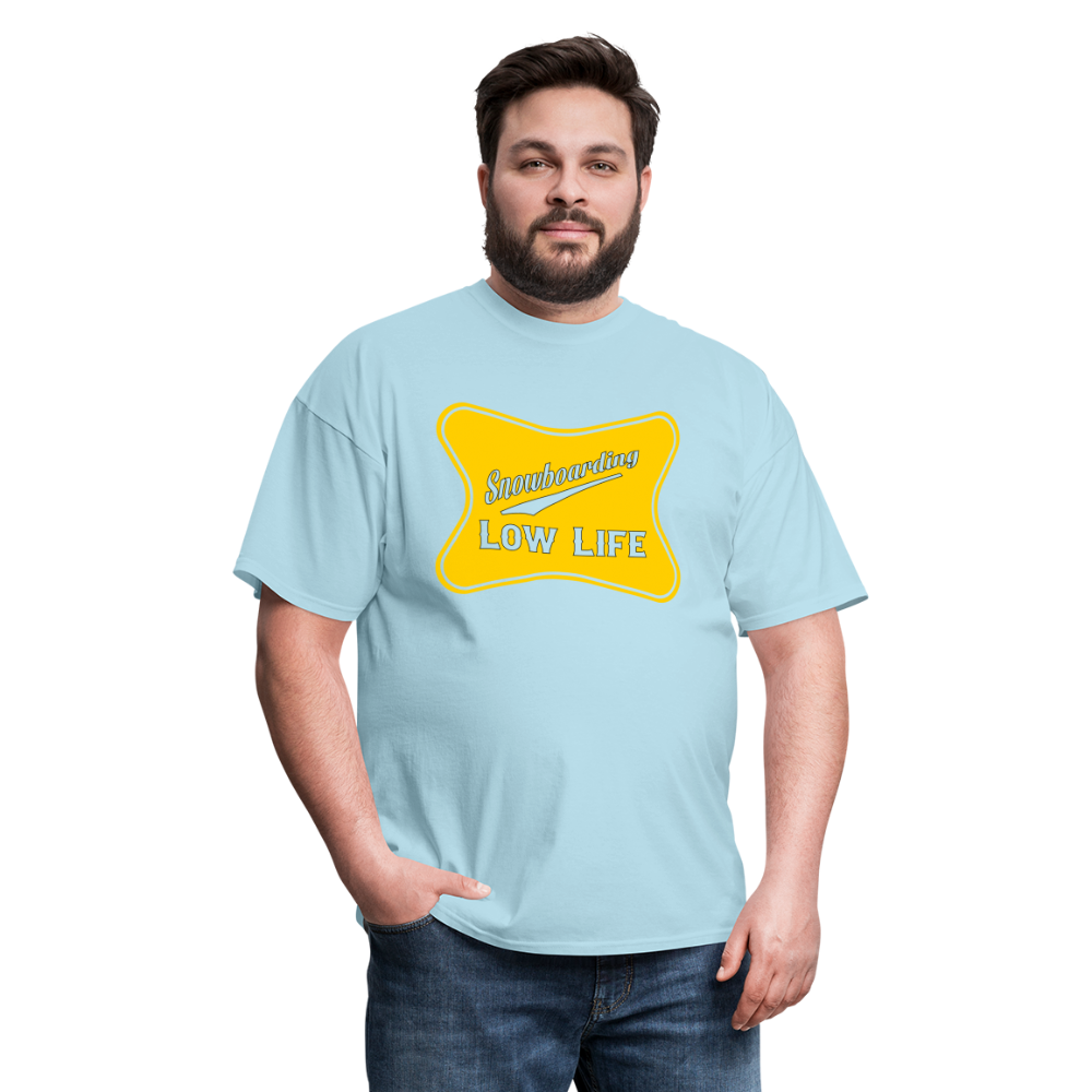 Snowboarding - Yellow - Unisex Classic T-Shirt - powder blue