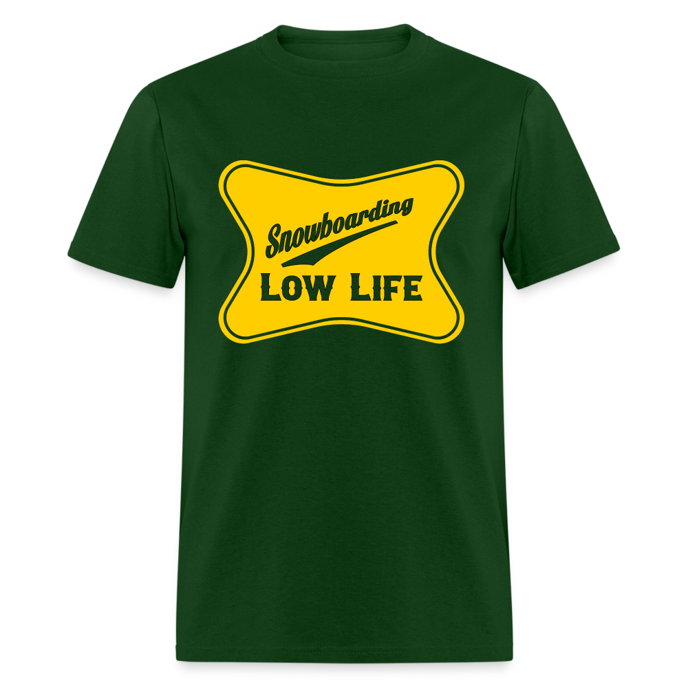 Snowboarding - Yellow - Unisex Classic T-Shirt - forest green