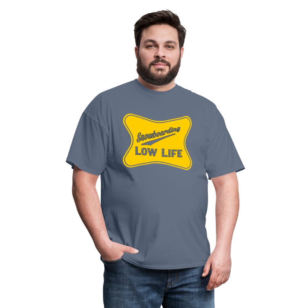 Snowboarding - Yellow - Unisex Classic T-Shirt - denim