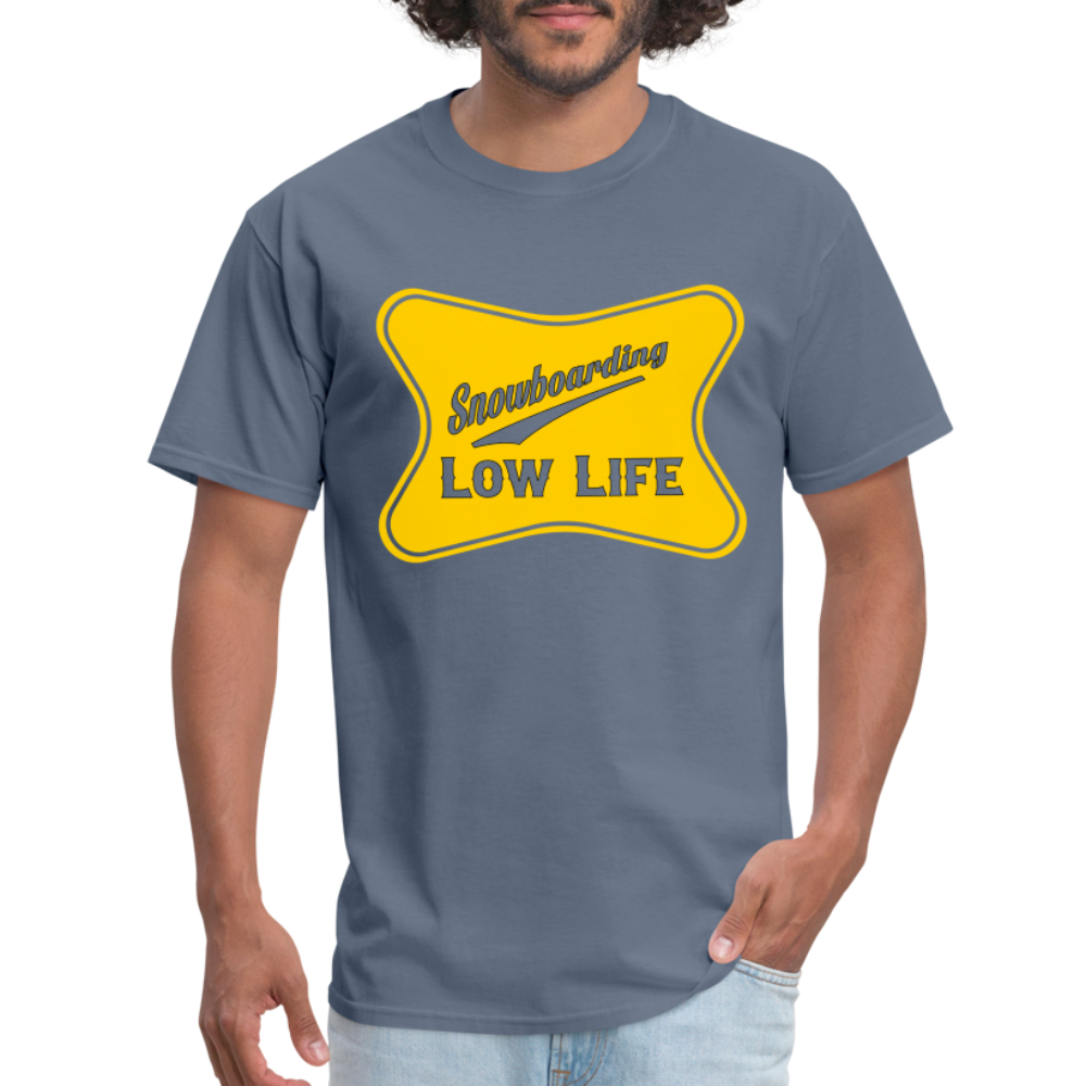 Snowboarding - Yellow - Unisex Classic T-Shirt - denim