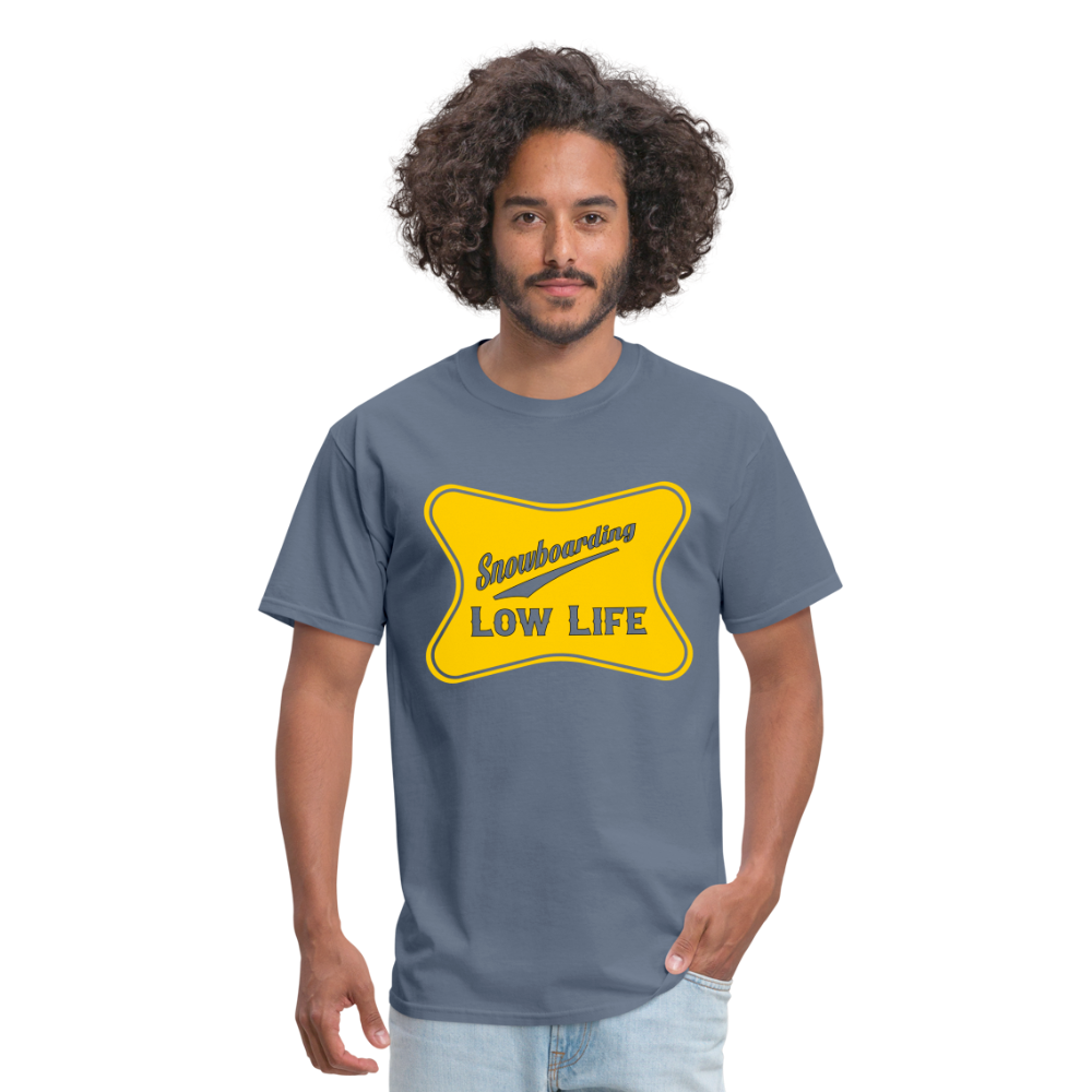 Snowboarding - Yellow - Unisex Classic T-Shirt - denim