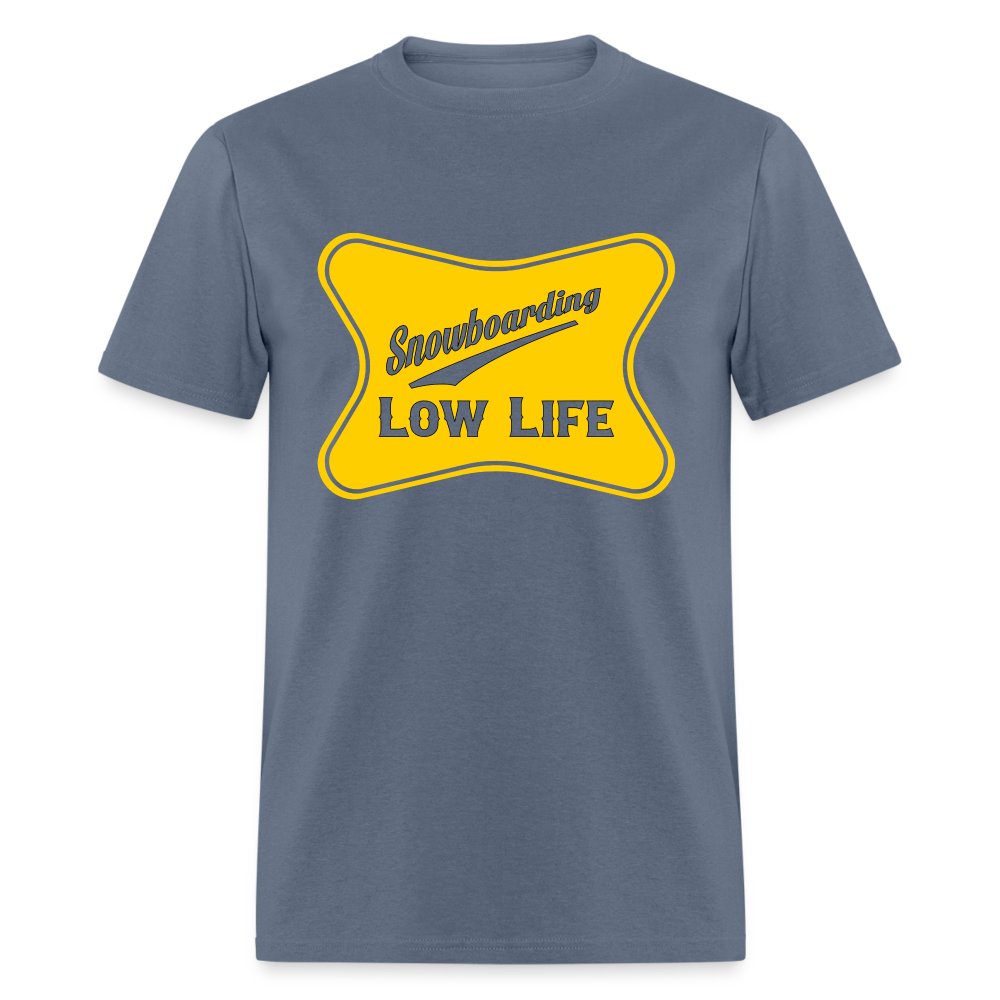 Snowboarding - Yellow - Unisex Classic T-Shirt - denim