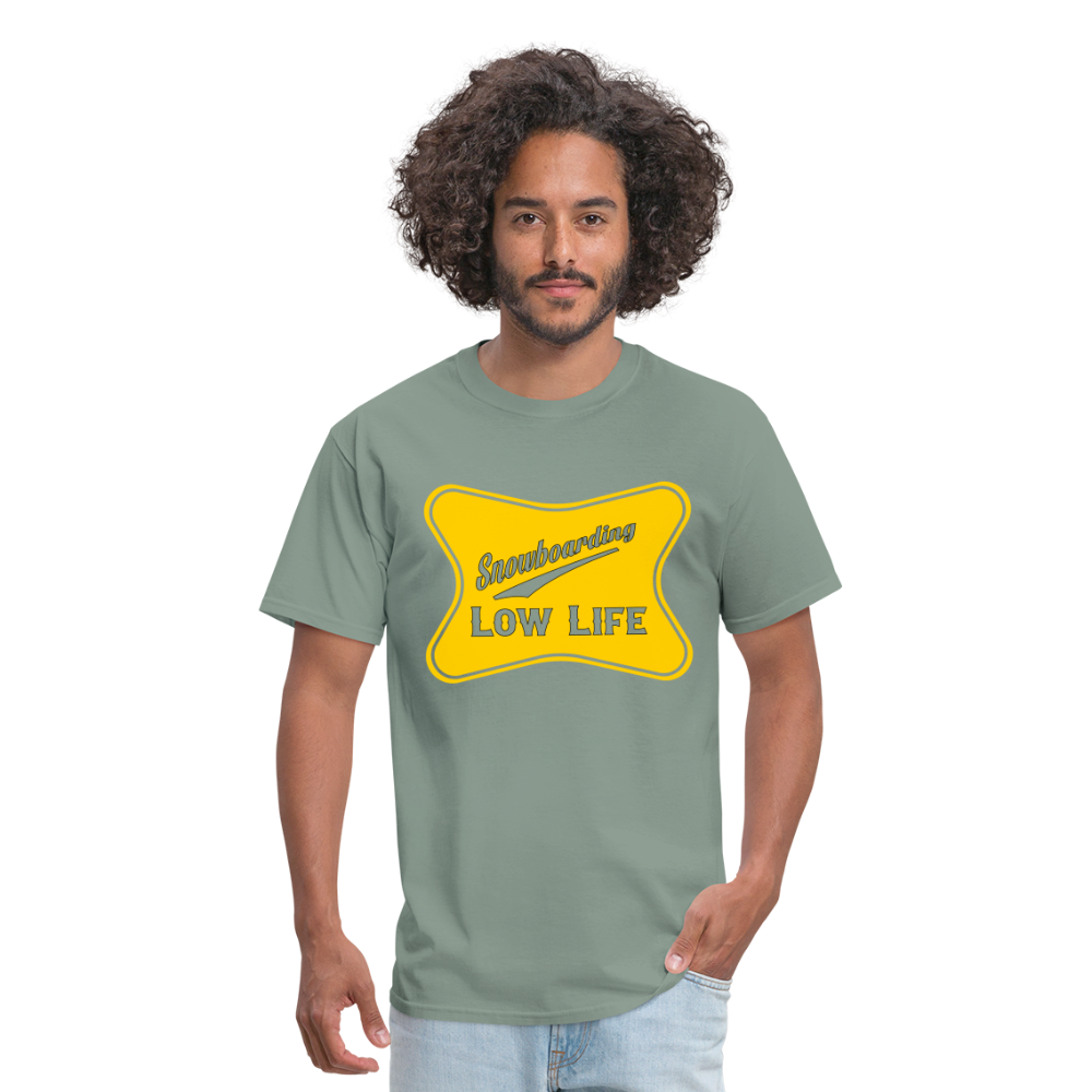 Snowboarding - Yellow - Unisex Classic T-Shirt - sage