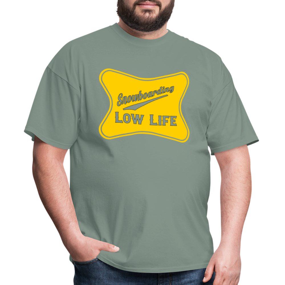 Snowboarding - Yellow - Unisex Classic T-Shirt - sage