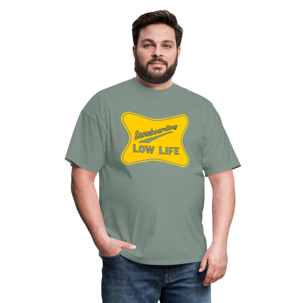 Snowboarding - Yellow - Unisex Classic T-Shirt - sage