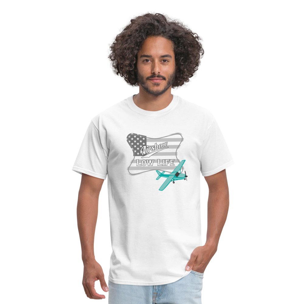 Airshow in Gray & White (Unisex) Classic T-Shirt - white