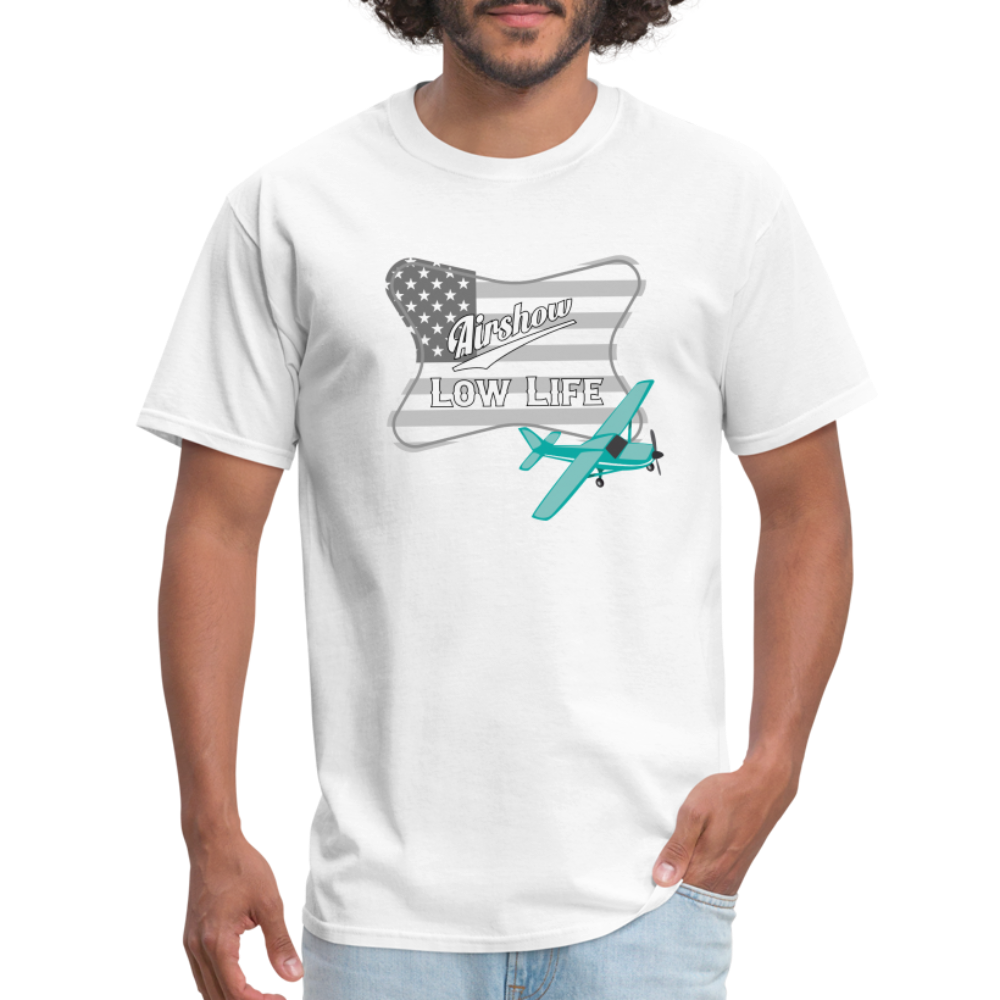 Airshow in Gray & White (Unisex) Classic T-Shirt - white