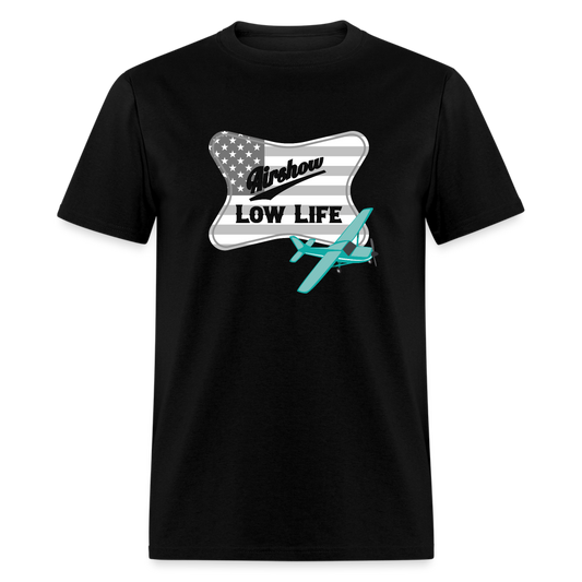 Airshow in Gray & White (Unisex) Classic T-Shirt - black