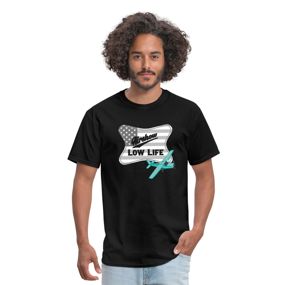 Airshow in Gray & White (Unisex) Classic T-Shirt - black