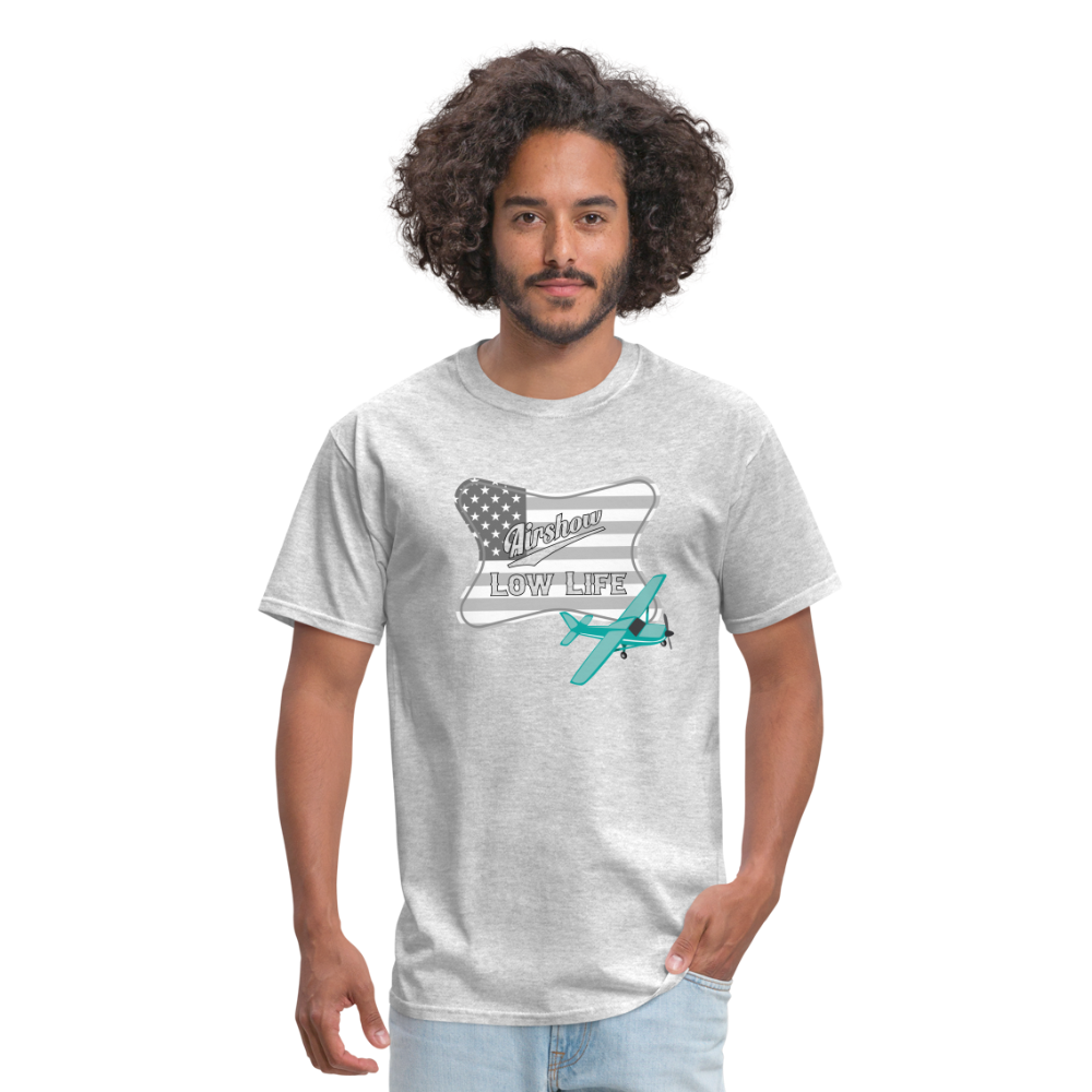 Airshow in Gray & White (Unisex) Classic T-Shirt - heather gray