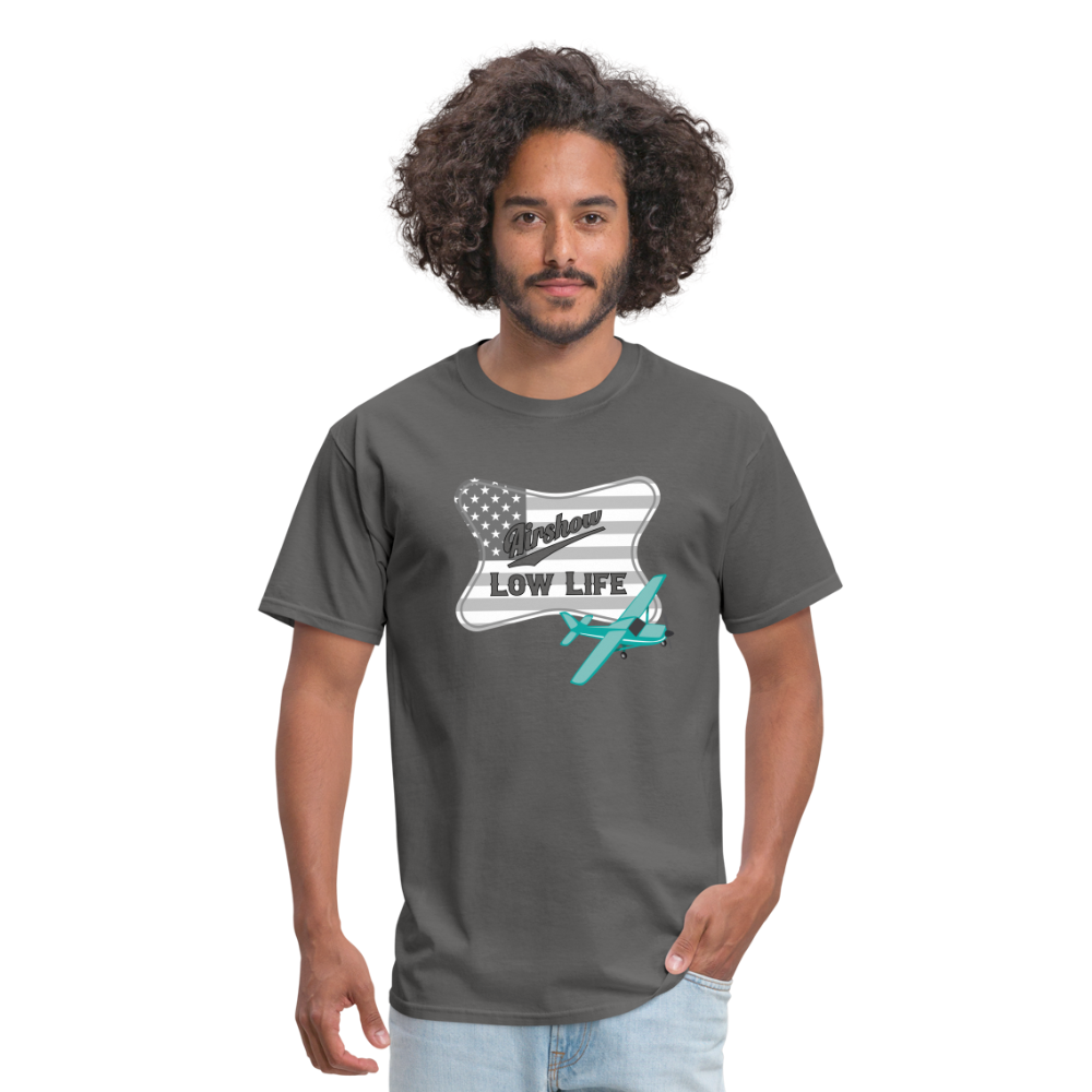 Airshow in Gray & White (Unisex) Classic T-Shirt - charcoal