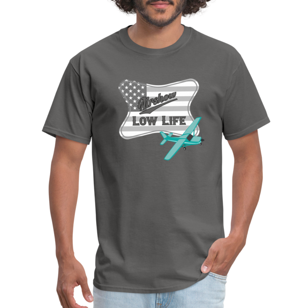 Airshow in Gray & White (Unisex) Classic T-Shirt - charcoal