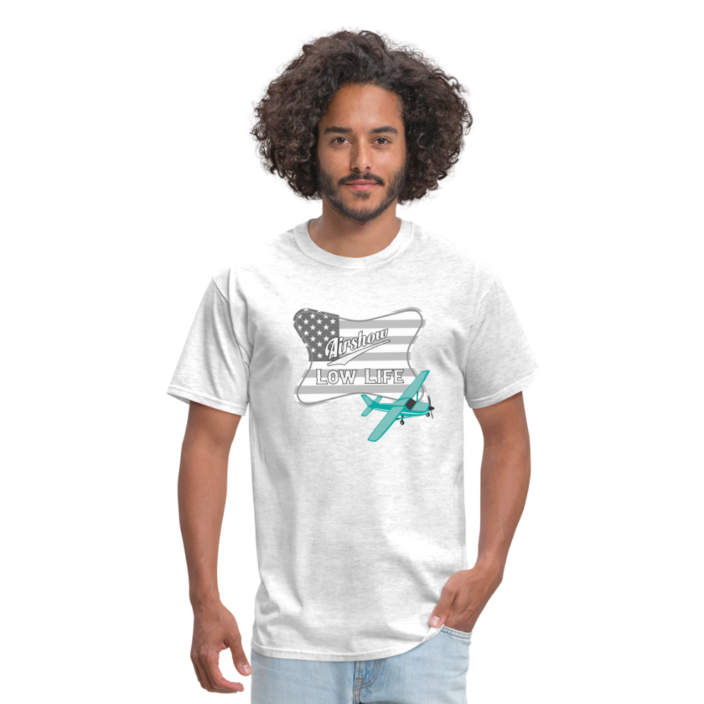 Airshow in Gray & White (Unisex) Classic T-Shirt - light heather gray
