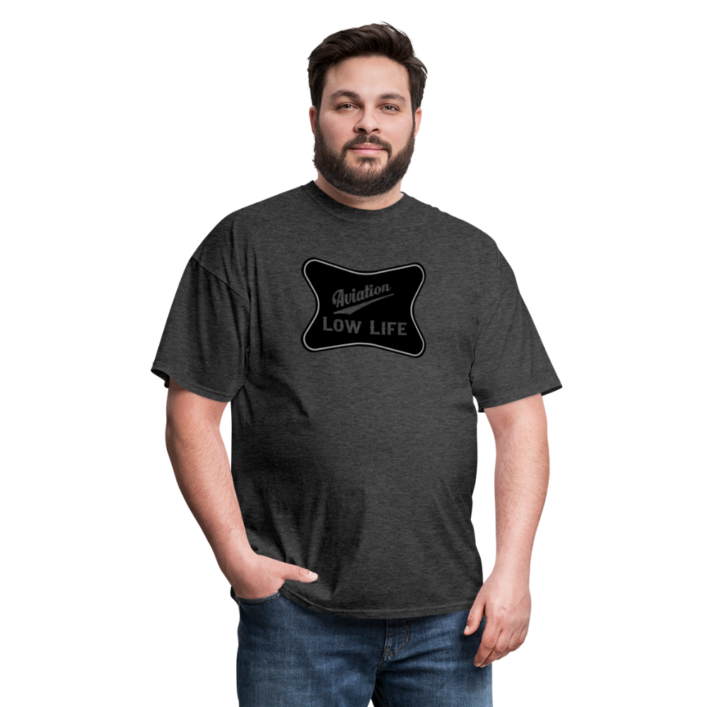 Aviation in Black (Unisex) Classic T-Shirt - heather black