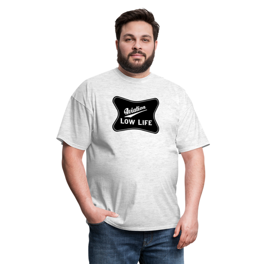 Aviation in Black (Unisex) Classic T-Shirt - light heather gray