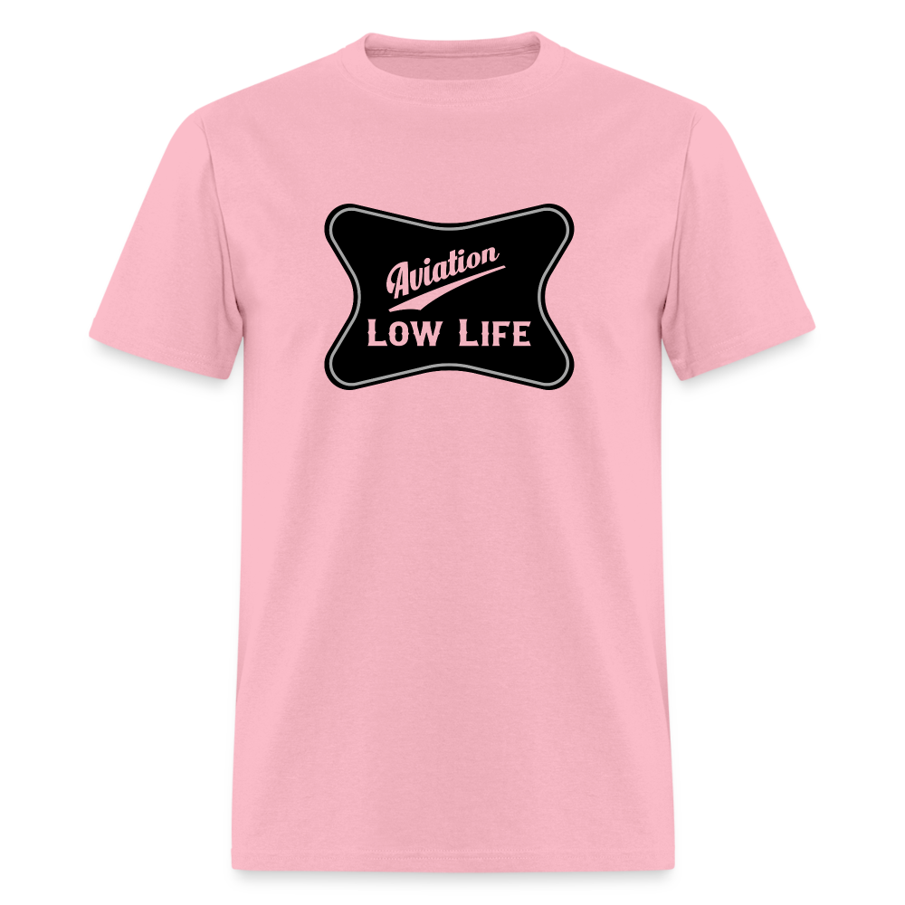 Aviation in Black (Unisex) Classic T-Shirt - pink