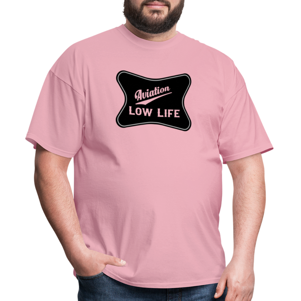 Aviation in Black (Unisex) Classic T-Shirt - pink