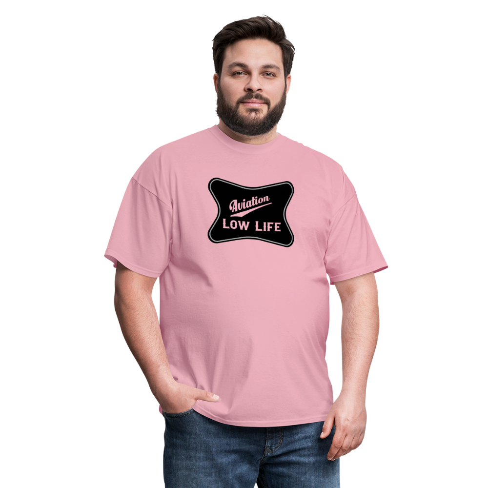 Aviation in Black (Unisex) Classic T-Shirt - pink