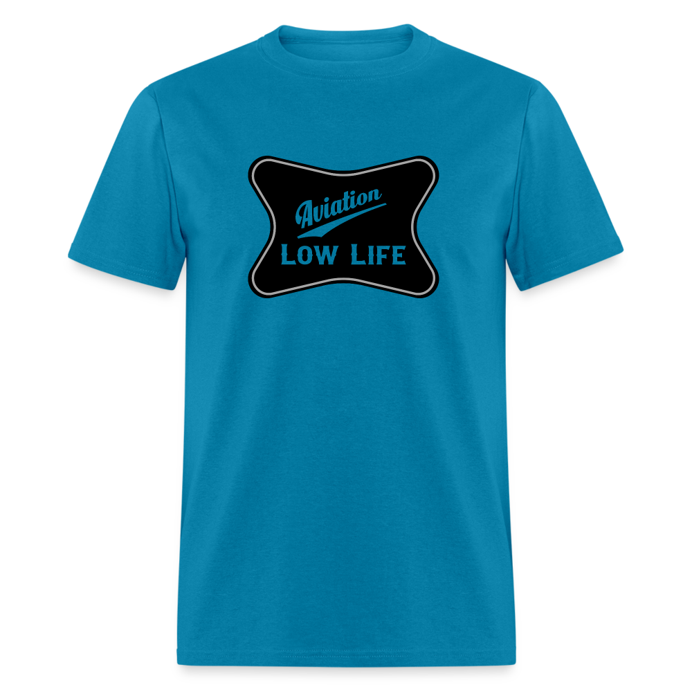 Aviation in Black (Unisex) Classic T-Shirt - turquoise