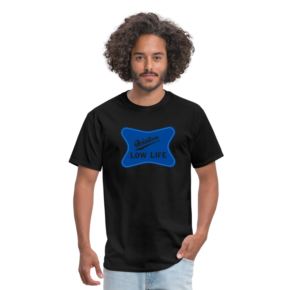 Aviation in Blue (Unisex) Classic T-Shirt - black
