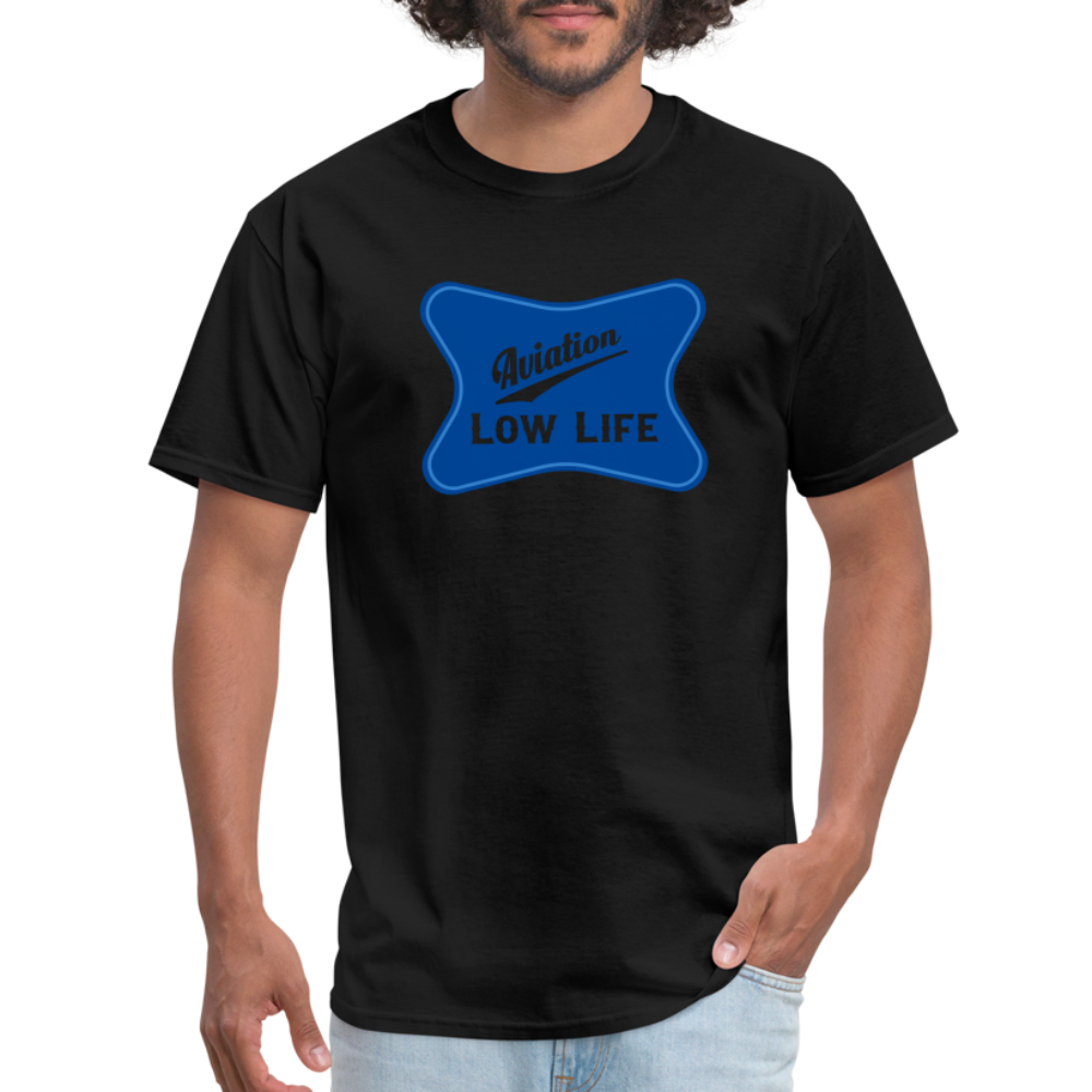 Aviation in Blue (Unisex) Classic T-Shirt - black