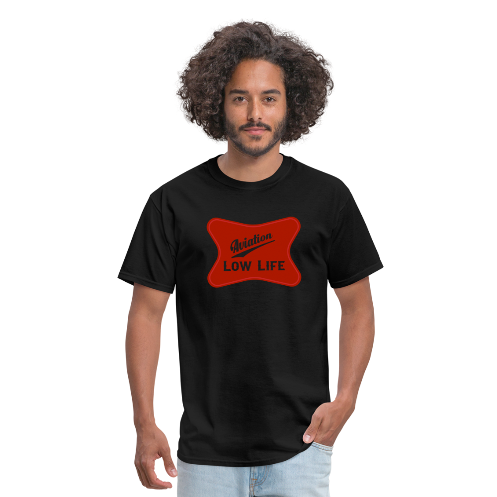 Aviation in Red (Unisex) Classic T-Shirt - black