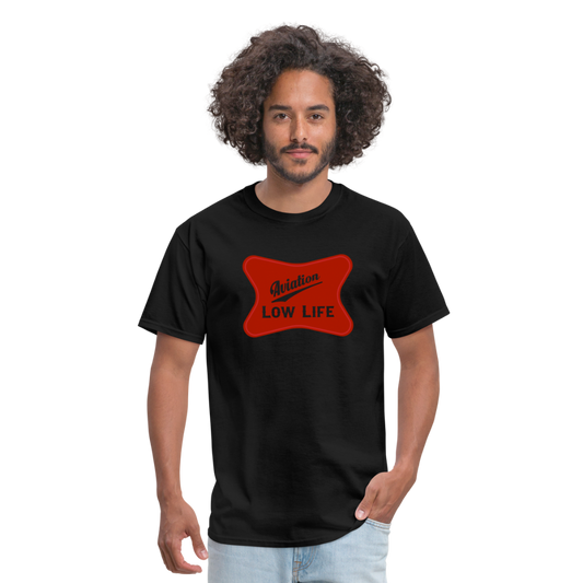 Aviation in Red (Unisex) Classic T-Shirt - black
