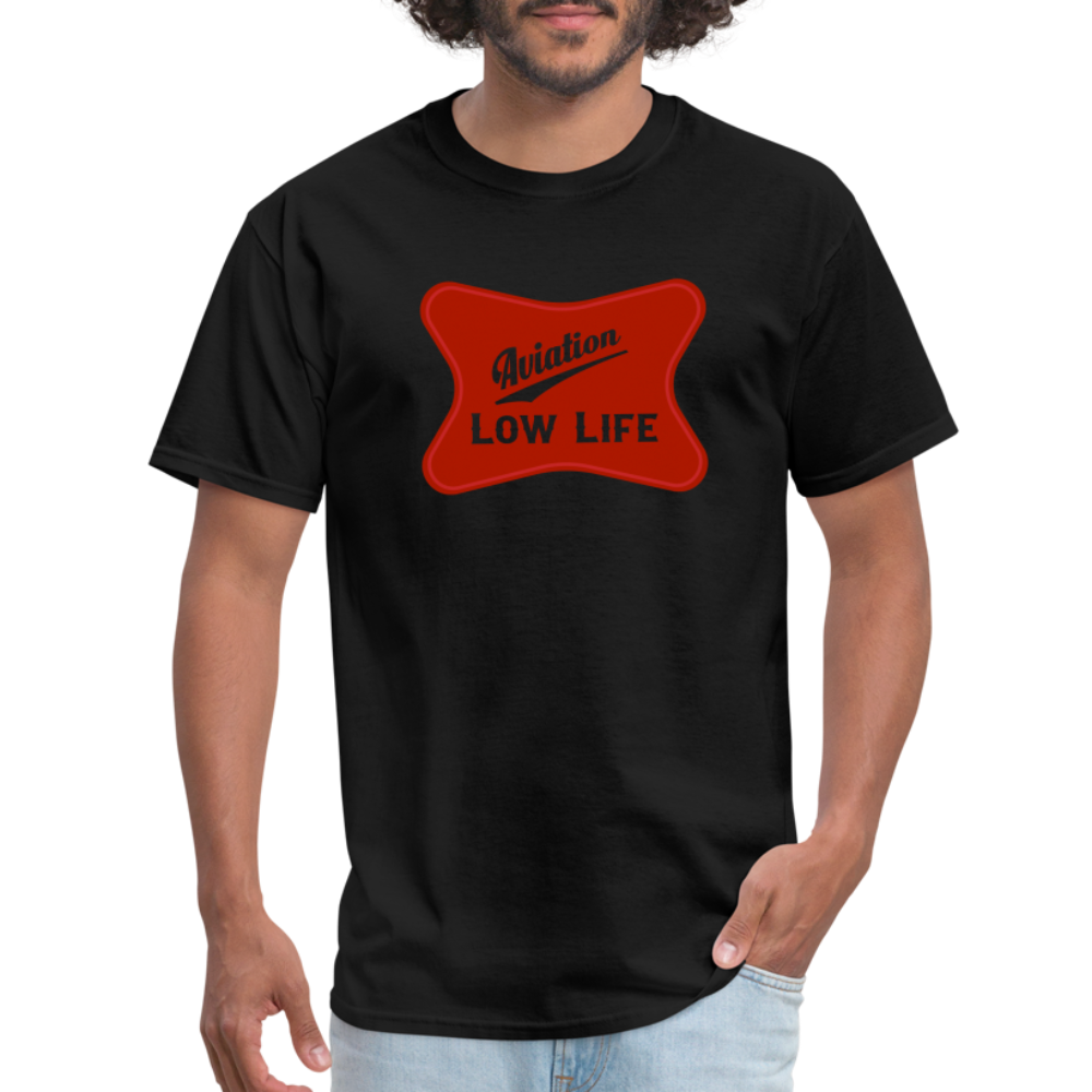 Aviation in Red (Unisex) Classic T-Shirt - black