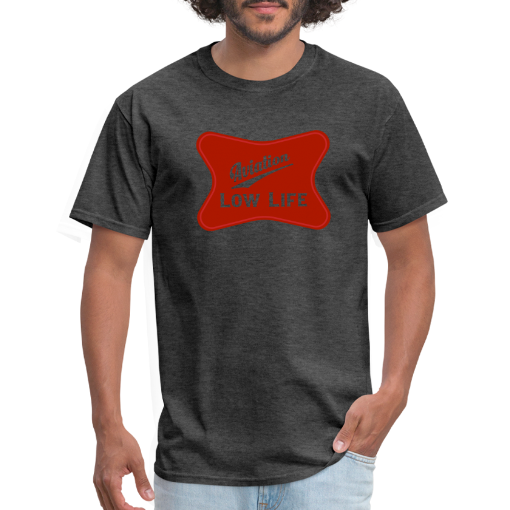 Aviation in Red (Unisex) Classic T-Shirt - heather black