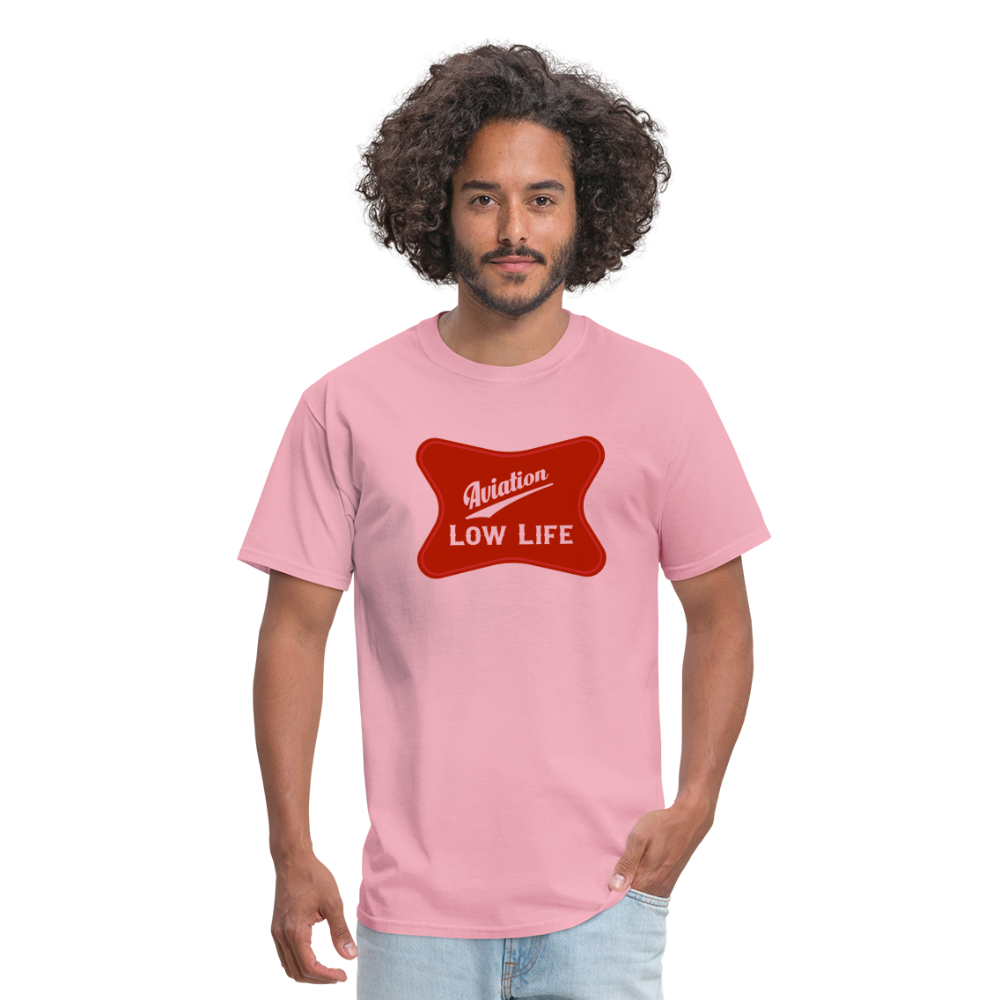 Aviation in Red (Unisex) Classic T-Shirt - pink
